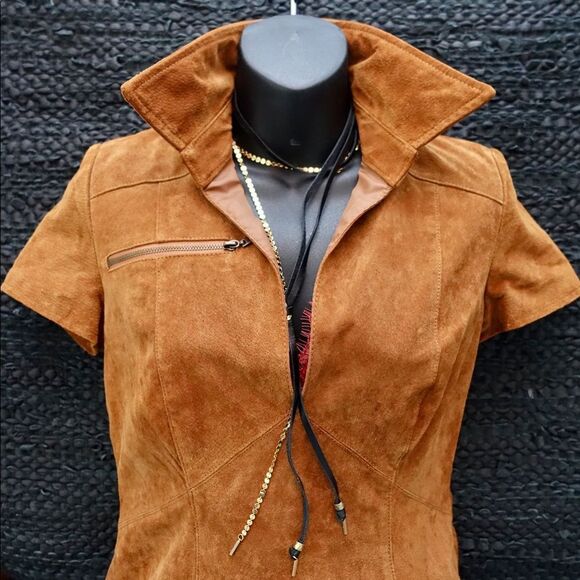 Urban Outfitters Ecote Halliwell Suede Shirtdress - Picture 5 of 7